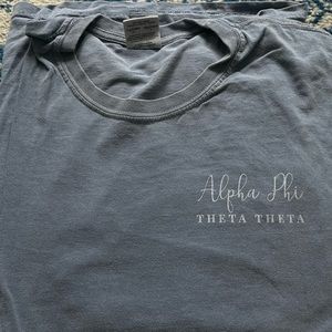 Alpha Phi long sleeve winter formal tee